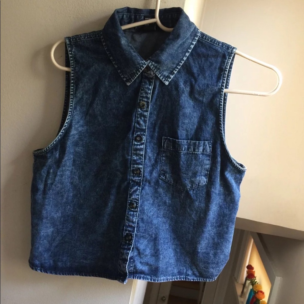 Denim Vest Shirt